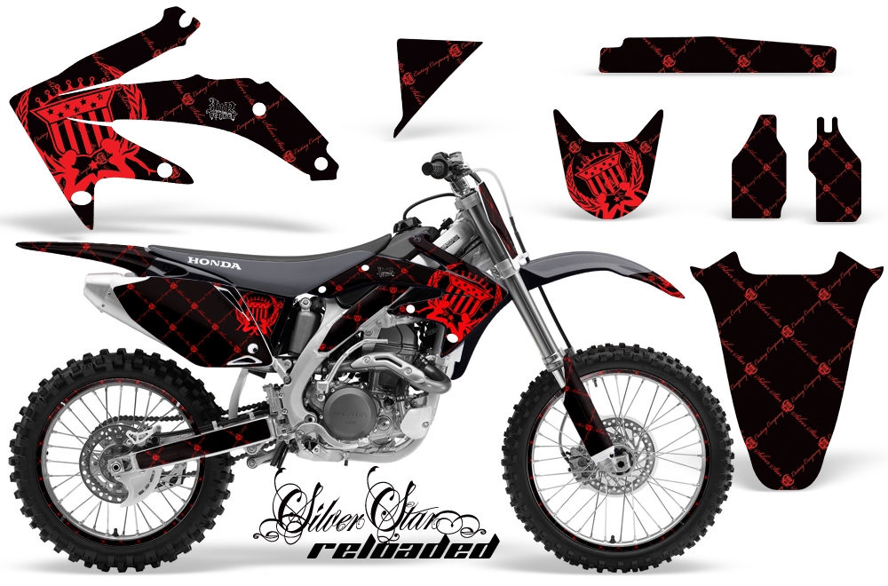 CRF450-05-08 Graphics Kit RELOADED-RED